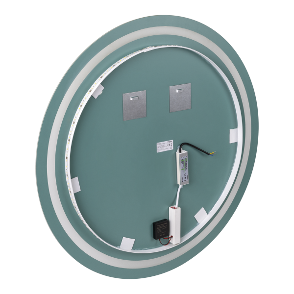 LED mirror round 80cm diameter, built-in switch, with margin, 4000K