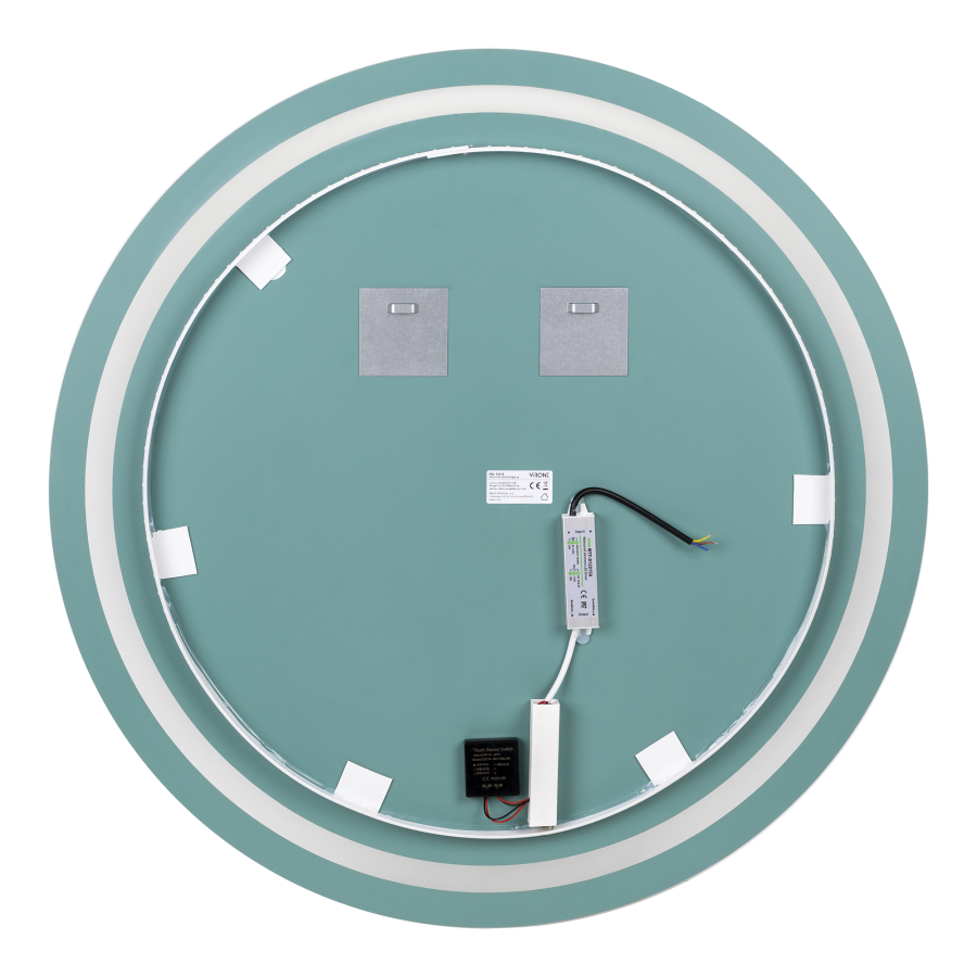 LED mirror round 80cm diameter, built-in switch, with margin, 4000K