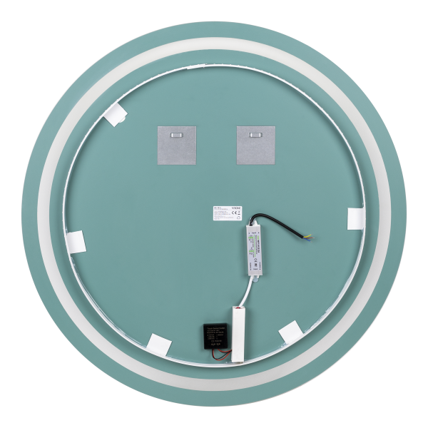 LED mirror round 80cm diameter, built-in switch, with margin, 4000K