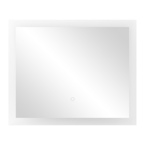 LED mirror rectangular 60x50 cm, horizontal installation, built-in switch, without margin, 4000K