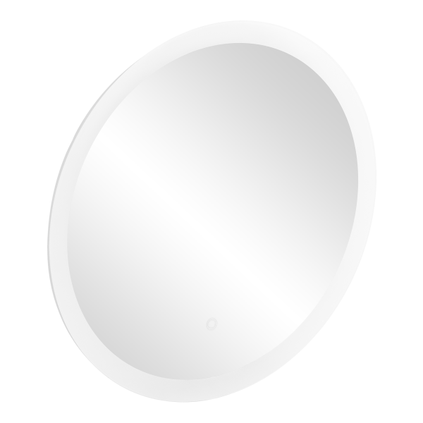 LED mirror round 60cm diameter, built-in switch, without margin, 4000K