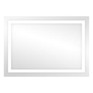 Lustro prostokątne LED 70x50 cm (pion/poziom, z marginesem, 4000K)