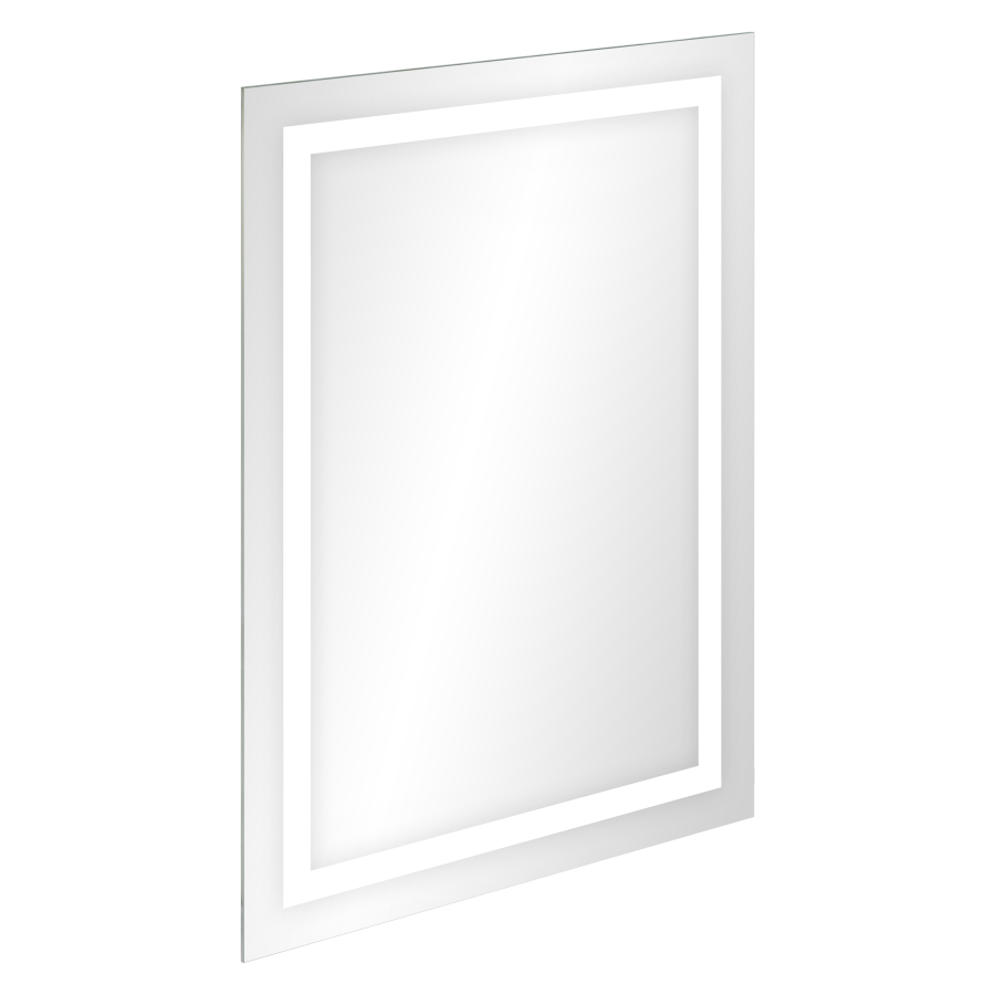 Lustro prostokątne LED 70x50 cm (pion/poziom, z marginesem, 4000K)