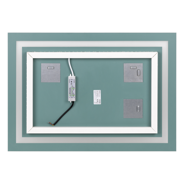 Lustro prostokątne LED 70x50 cm (pion/poziom, z marginesem, 4000K)