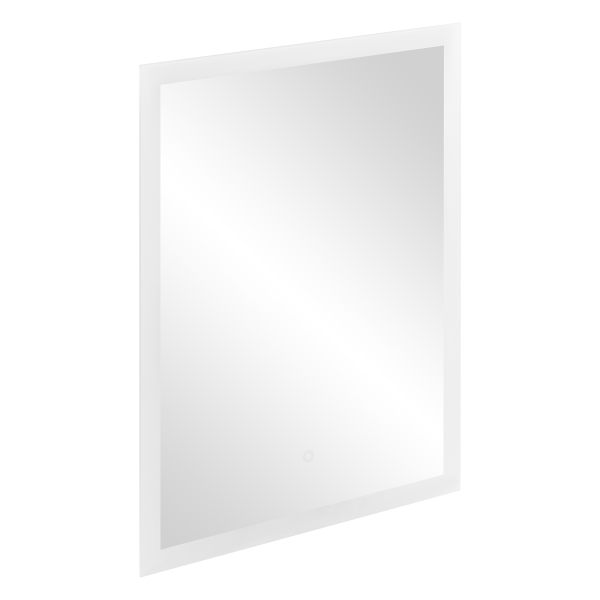 Lustro prostokątne pionowe LED 60x80 cm (z wbudowanym włącznikiem, bez marginesu, 4000K)