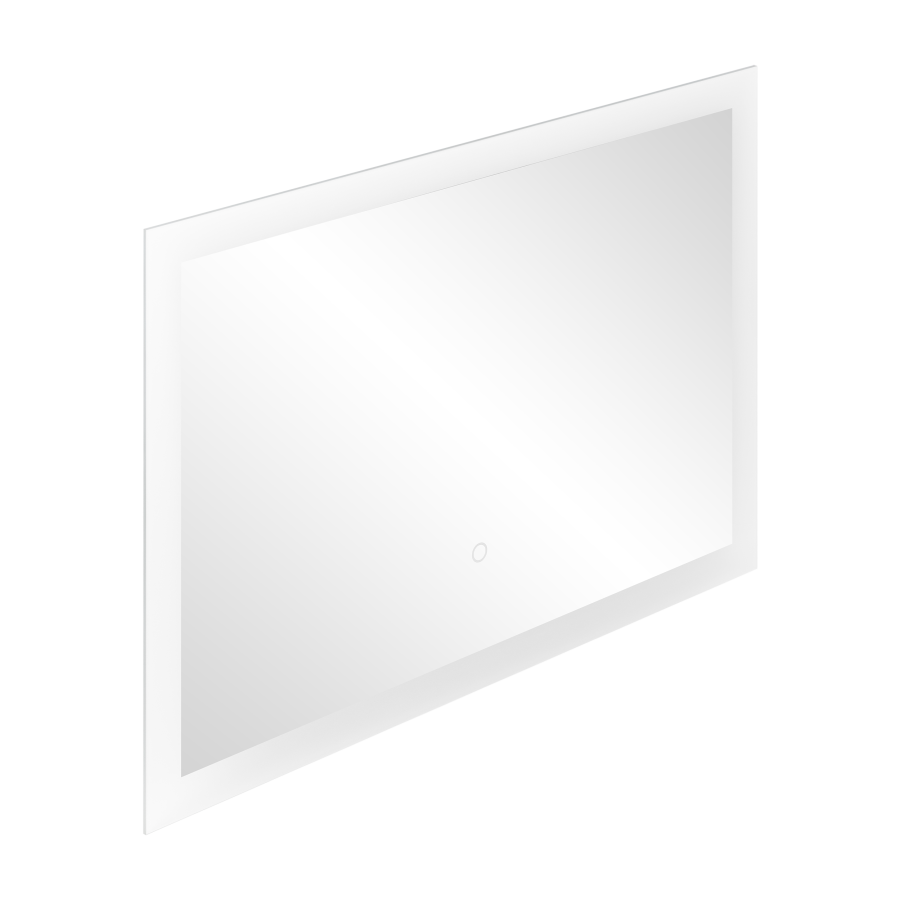 Lustro prostokątne poziome LED 70x50 cm (z wbudowanym włącznikiem, bez marginesu, 4000K)