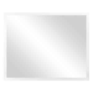 Lustro prostokątne poziome LED 100x80 cm (z wbudowanym włącznikiem, bez marginesu, 4000K)