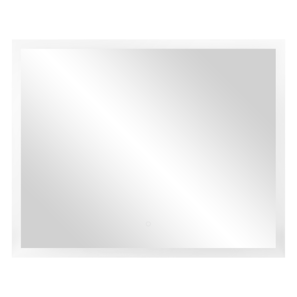 Lustro prostokątne poziome LED 100x80 cm (z wbudowanym włącznikiem, bez marginesu, 4000K)