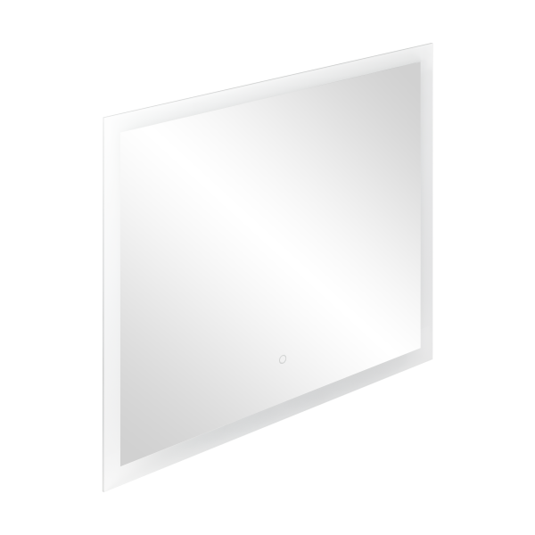 Lustro prostokątne poziome LED 80x70 cm (z wbudowanym włącznikiem, bez marginesu, 4000K)