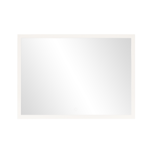 Lustro prostokątne poziome LED 120x60cm (z wbudowanym włącznikiem, bez marginesu, 4000K)