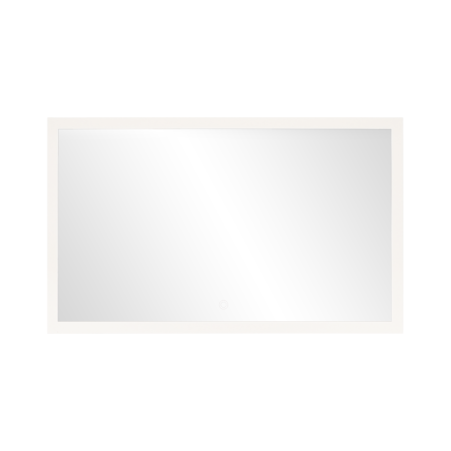 Lustro prostokątne poziome LED 120x60cm (z wbudowanym włącznikiem, bez marginesu, 4000K)