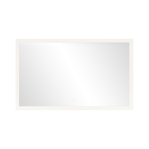 Lustro prostokątne poziome LED 120x60cm (z wbudowanym włącznikiem, bez marginesu, 4000K)