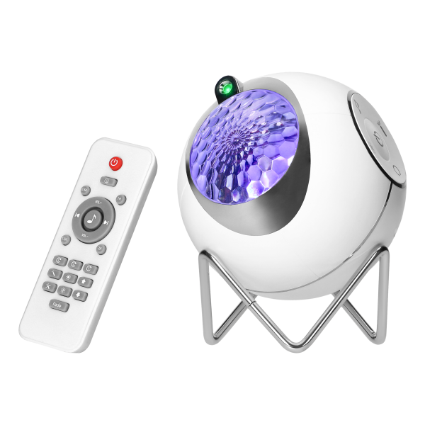 Star projector 15 modes, 5 relaxing sounds, possibility to play your own music via bluetooth, remote control, battery-powered