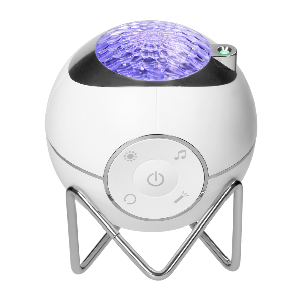 Star projector 15 modes, 5 relaxing sounds, possibility to play your own music via bluetooth, remote control, battery-powered