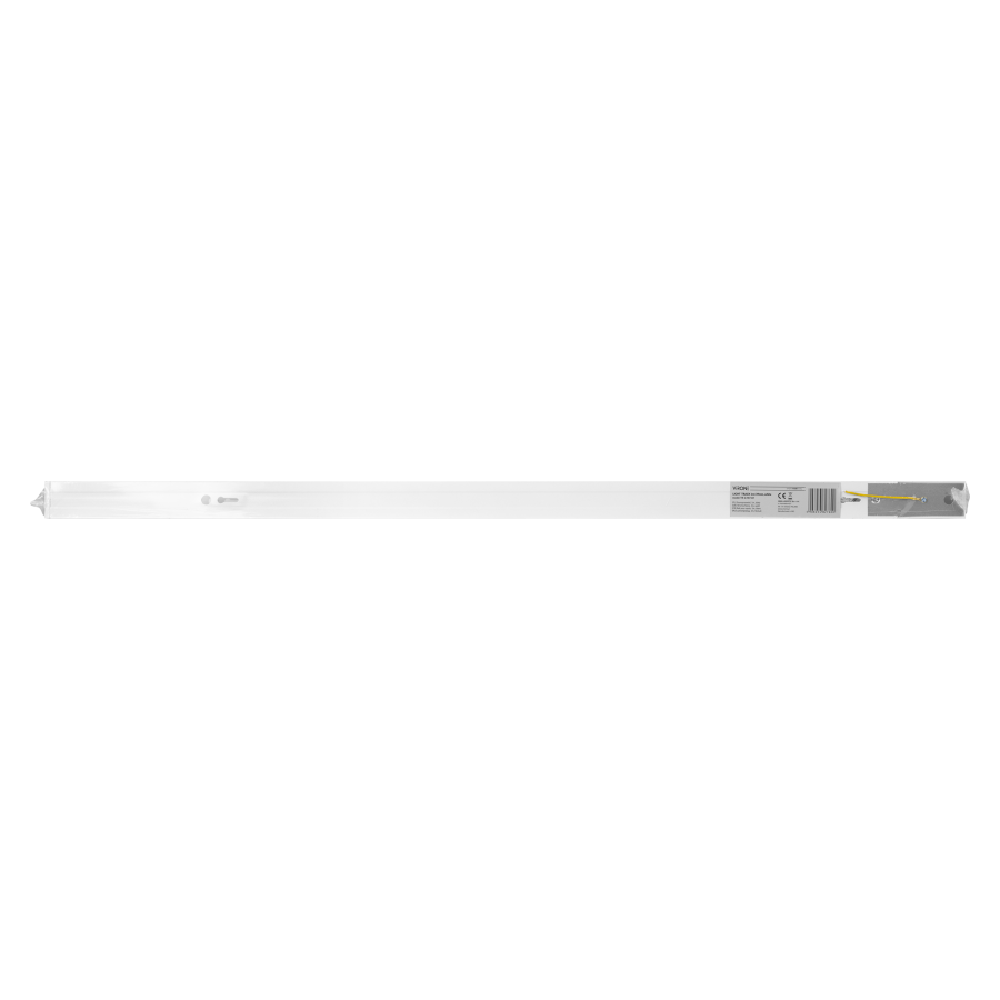 White aluminum light track, 100 cm long, 85-265V, two wires