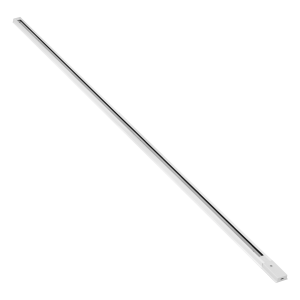 White aluminum light track, 200 cm long, 85-265V, two wires