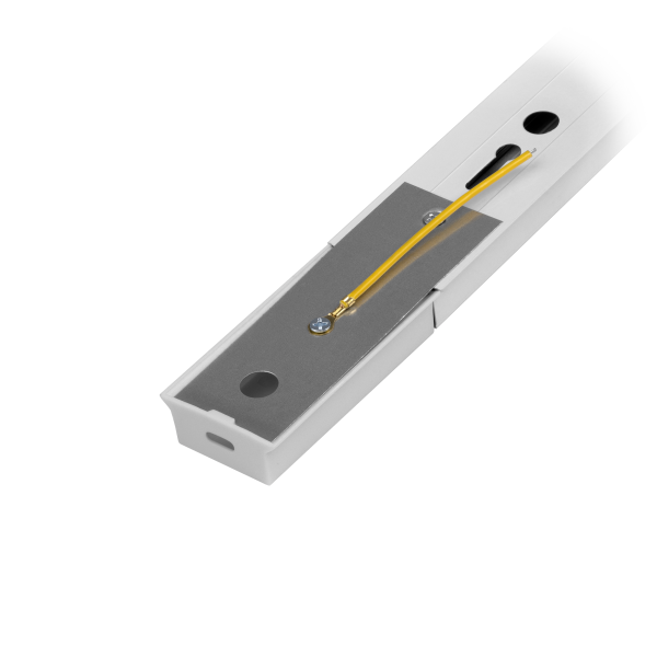 Szynoprzewód aluminiowy biały 200cm, 85-265V, dwa przewody