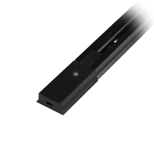 Szynoprzewód aluminiowy czarny 200cm, 85-265V, dwa przewody