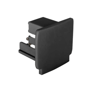 End cap for light rail, black