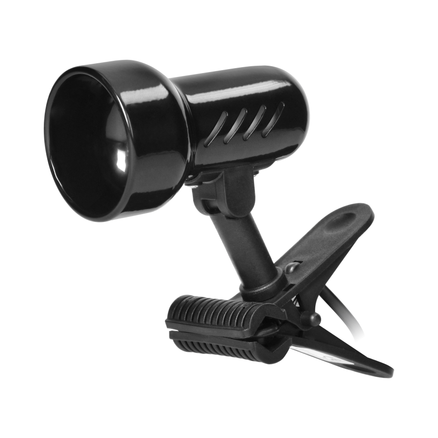KELLY, desk lamp with clip, 40W, E14, steel + plastic, black