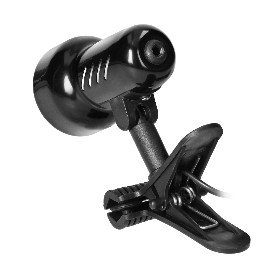 KELLY, desk lamp with clip, 40W, E14, steel + plastic, black