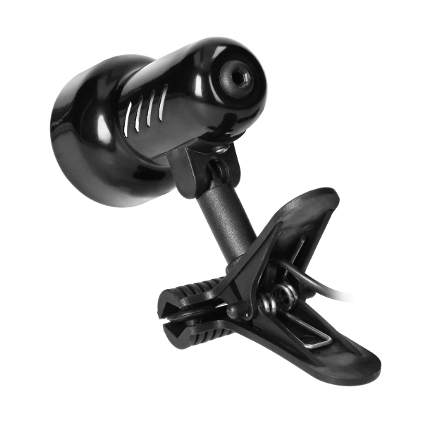 KELLY, desk lamp with clip, 40W, E14, steel + plastic, black