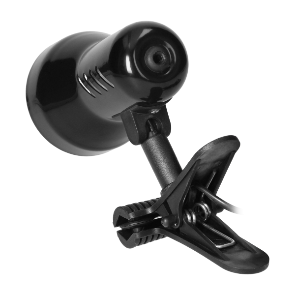 DALLA, desk lamp with clip, 40W, E27, steel + plastic, black
