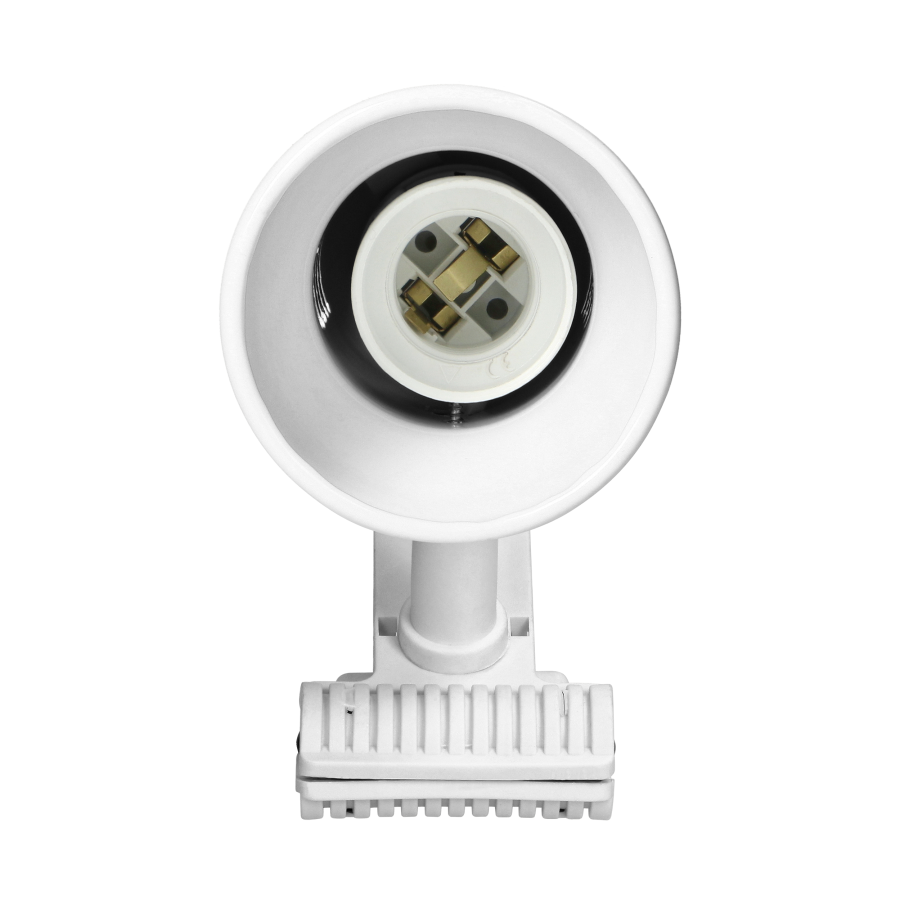 DALLA, desk lamp with clip, 40W, E27, steel + plastic, white