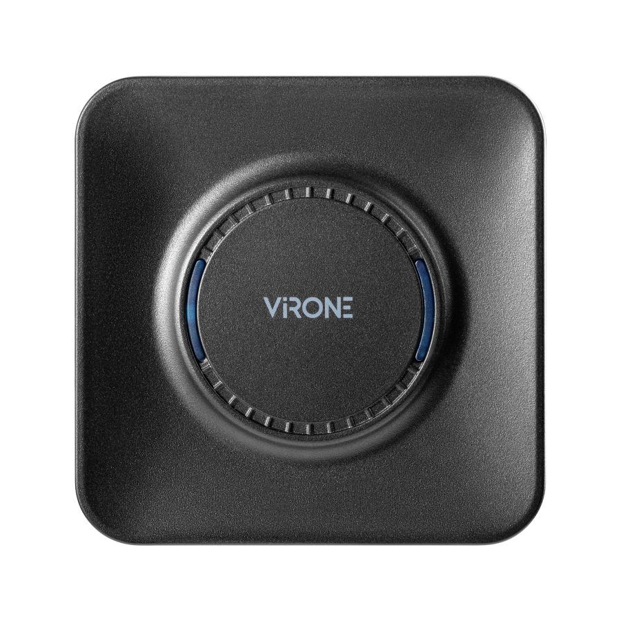 TELERO AC, wireless mains-powered doorbell, battery free doorbell button, learning system, 36 sounds, 200m, black