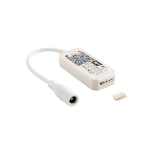 WiFi wireless controller for RGB strips (multi-coloured LED lighting sets)