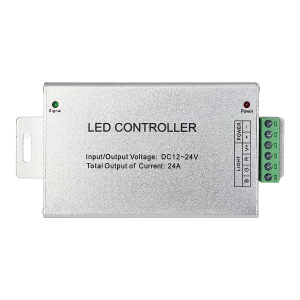 Wireless radio frequency (RF) controller for RGB strips (multi-coloured LED lighting sets)