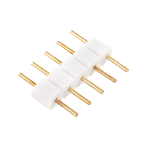 Connector for mounting multi-colour RGBW LED strips 12mm pin-pin
