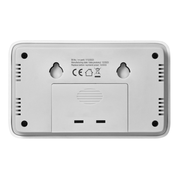 Battery-powered carbon monoxide detector 2xAA,10 years Battery-powered carbon monoxide detector 2xAA,10 years