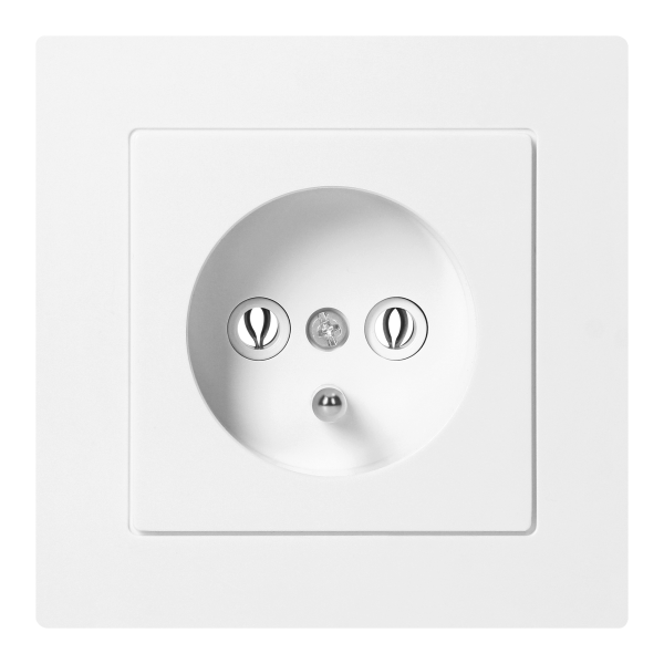 Gniazdo pojedyncze p/t 2P+Z Malta, 16A, 250V, PT-16M, biały Gniazdo pojedyncze p/t 2P+Z Malta, 16A, 250V, PT-16M, biały