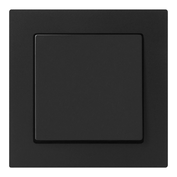 Flush-mounted doorbell button Malta 10A, 250V, WP-6/7M, matt black Flush-mounted doorbell button Malta 10A, 250V, WP-6/7M, matt black