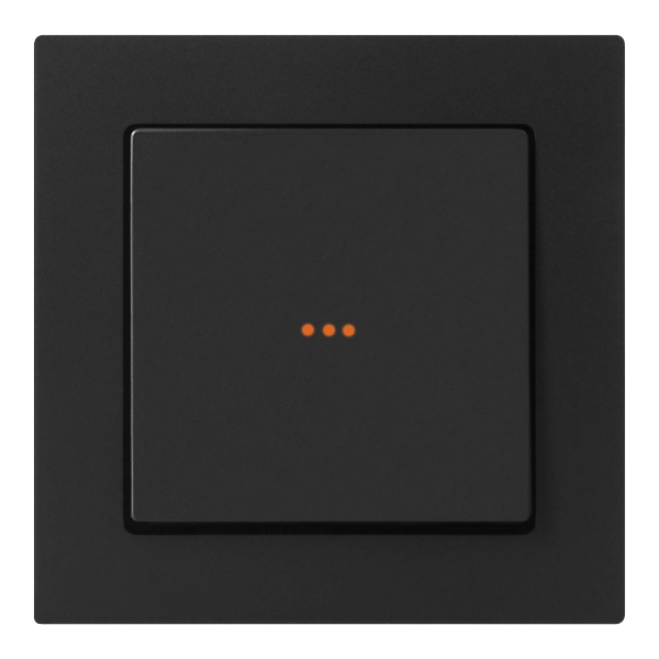 Flush-mounted doorbell button with illumination Malta 10A, 250V, WP-6/7M/S, matt black Flush-mounted doorbell button with illumination Malta 10A, 250V, WP-6/7M/S, matt black