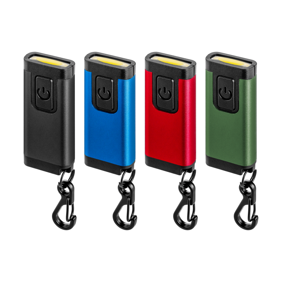 Mini LED COB flashlight, 150lm, 180mAh, 5500K, colour mix