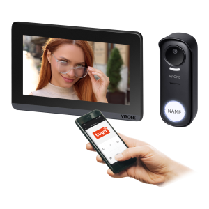 SINNI, single family video doorphone set, wireless, 420m, 7", Wi-Fi, touch screen, Full HD