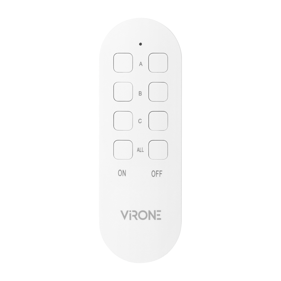 MINI wireless sockets with remote control, Schuko, 3+1, 2300W