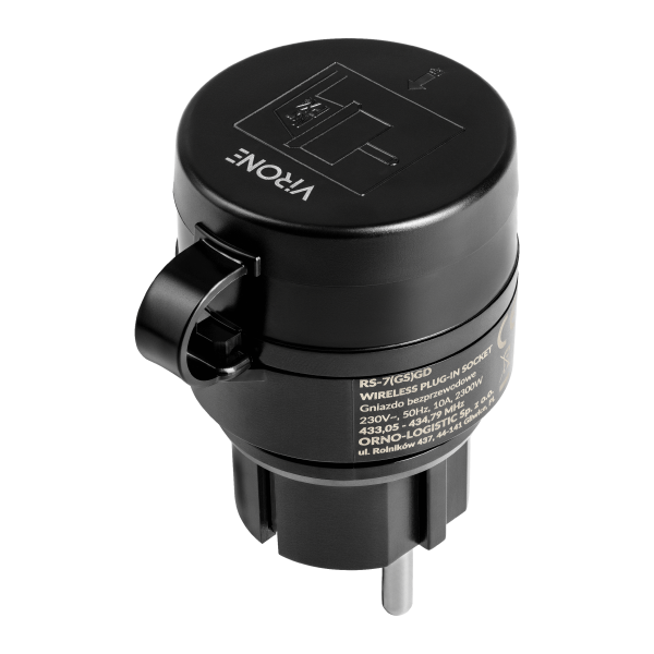 MINI wireless sockets with remote control, Schuko, 2+1, 2300W, IP44