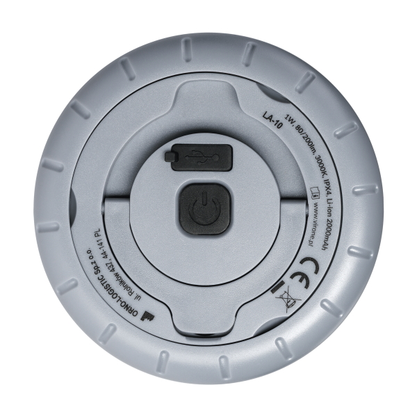 Camping string lights, 80/200lm, 2000mAh, 3000K, 8m