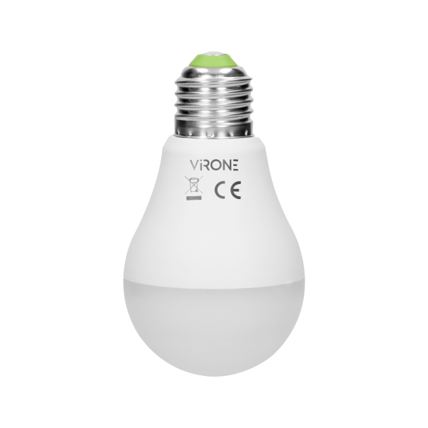 THAR LED NEW 7W A60, żarówka z mikrofalowym czujnikiem ruchu, 600lm, 4000K, E27