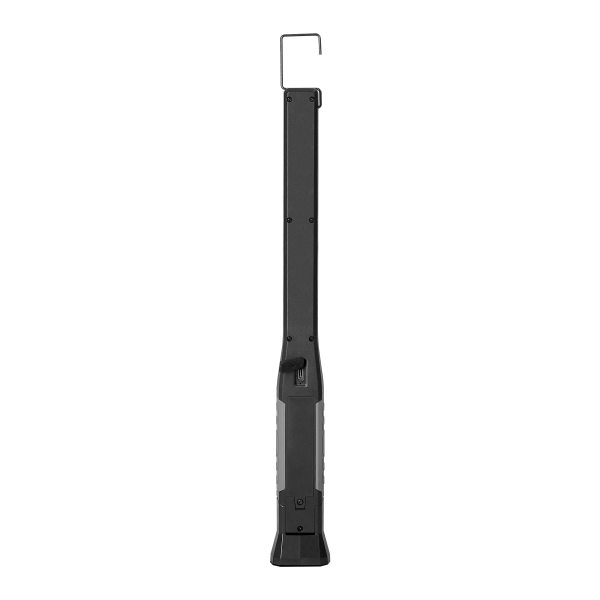 Rechargeable LED work light, 400lm+100lm, 1200mAh, magnet, hook
