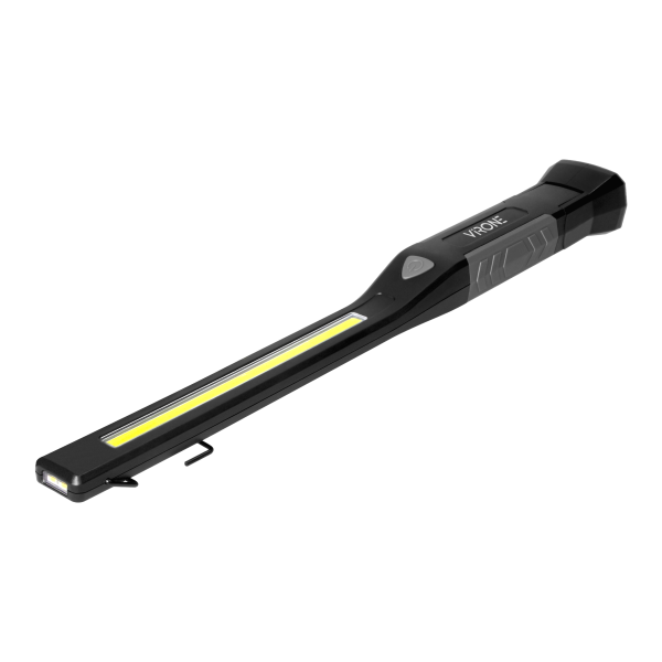 Latarka warsztatowa LED, 400lm+100lm, 1200mAh, magnes, hak