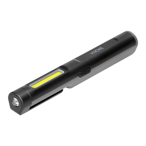 Latarka warsztatowa LED, 5+3W, 300lm+70lm, 600mAh, magnes, klips