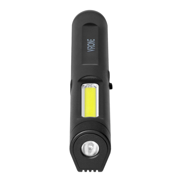 Rechargeable LED work light, 5+3W, 300lm+70lm, 600mAh, magnet, clip