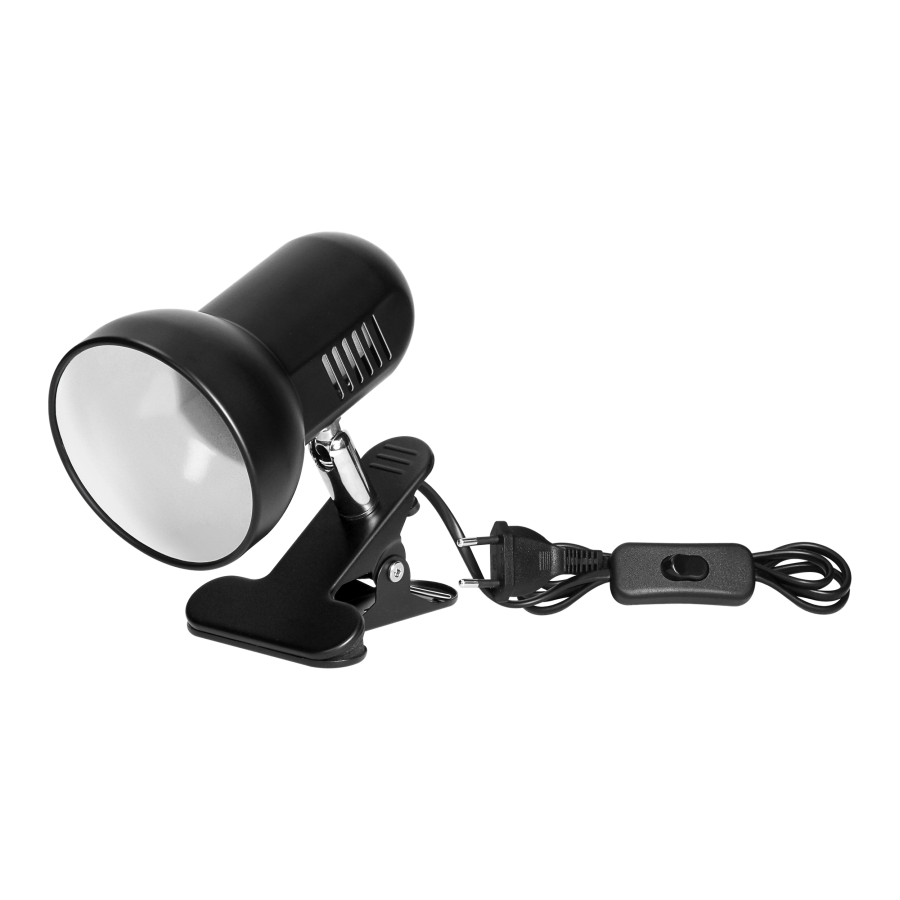 CANARD, desk lamp with metal clip, 15W, E27, black