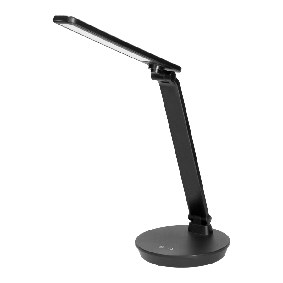 HERON LED, desk lamp, 5W, 250lm, 2700-6500K, light color changing, dimmable function, black