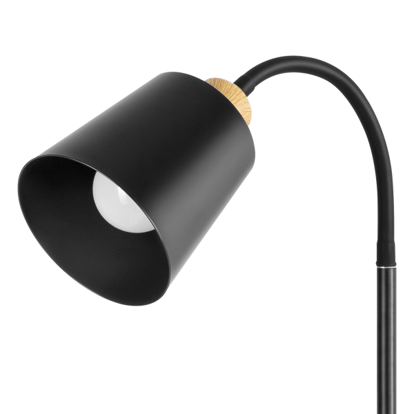 GRACE 1P, lampa podłogowa, E27, max. 18W, 160 cm, czarna