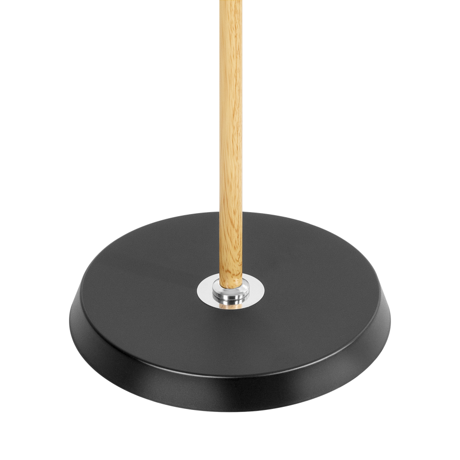 GRACE 1P, floor lamp, E27, max. 18W, 160 cm, black